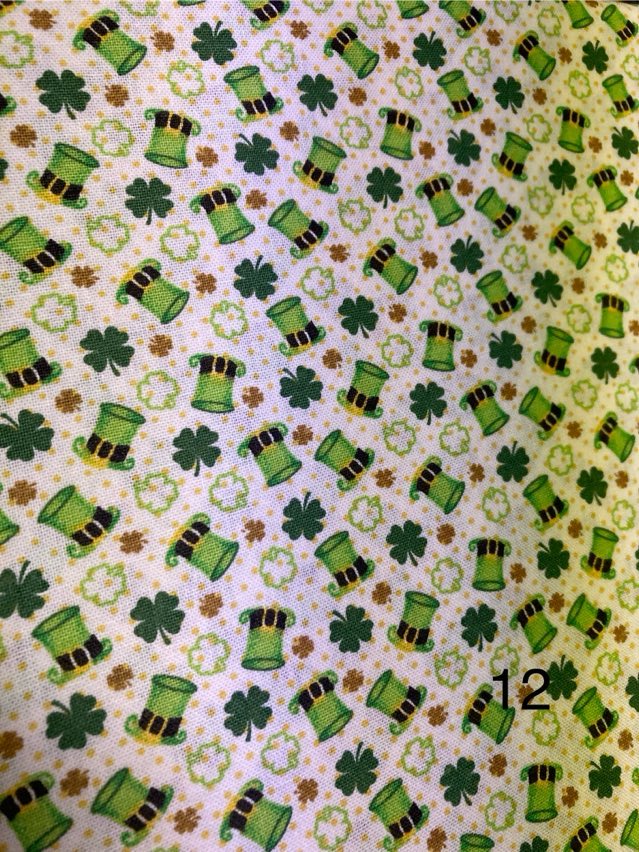 Retail-Ready Saint Patrick's Day Print Bandanas - Wholesale 4 Per Pack