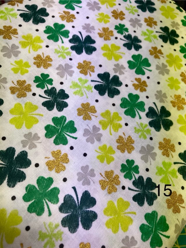 Retail-Ready Saint Patrick's Day Print Bandanas - Wholesale 4 Per Pack