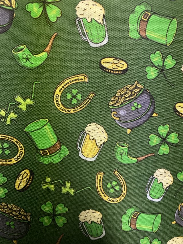 Retail-Ready Saint Patrick's Day Print Bandanas - Wholesale 4 Per Pack
