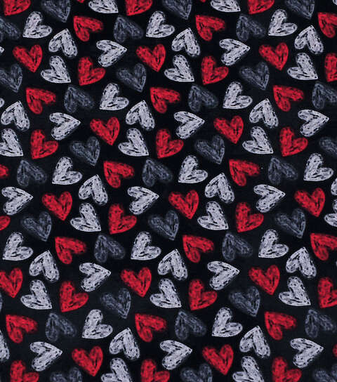 Retail-Ready Valentine Print Bandanas - Wholesale 4 Pack