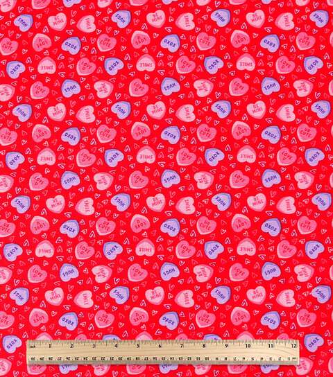 Retail-Ready Valentine Print Bandanas - Wholesale 4 Pack