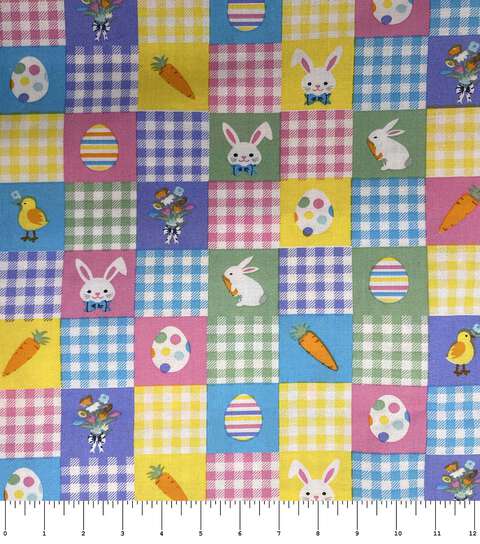 Retail-Ready Easter Print Bandanas - Wholesale 4 Per Pack