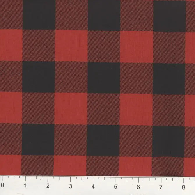 Retail-Ready Buffalo Plaid Bandanas - Wholesale